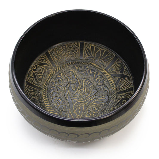 Temple Voice Singing Bowl — Deep Buddha Bowl | 21cm, G#4