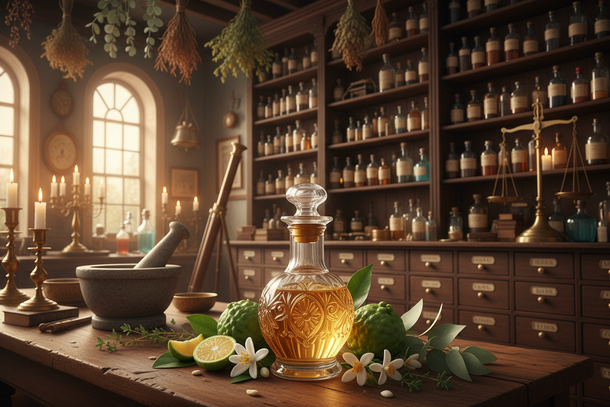 make the backgrond more like an apothecary 